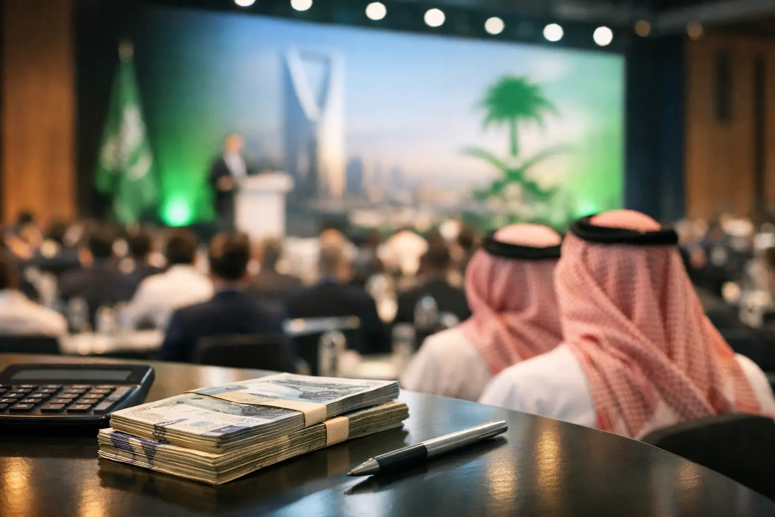 كم تكلفة تنظيم مؤتمر كبير في السعودية؟
