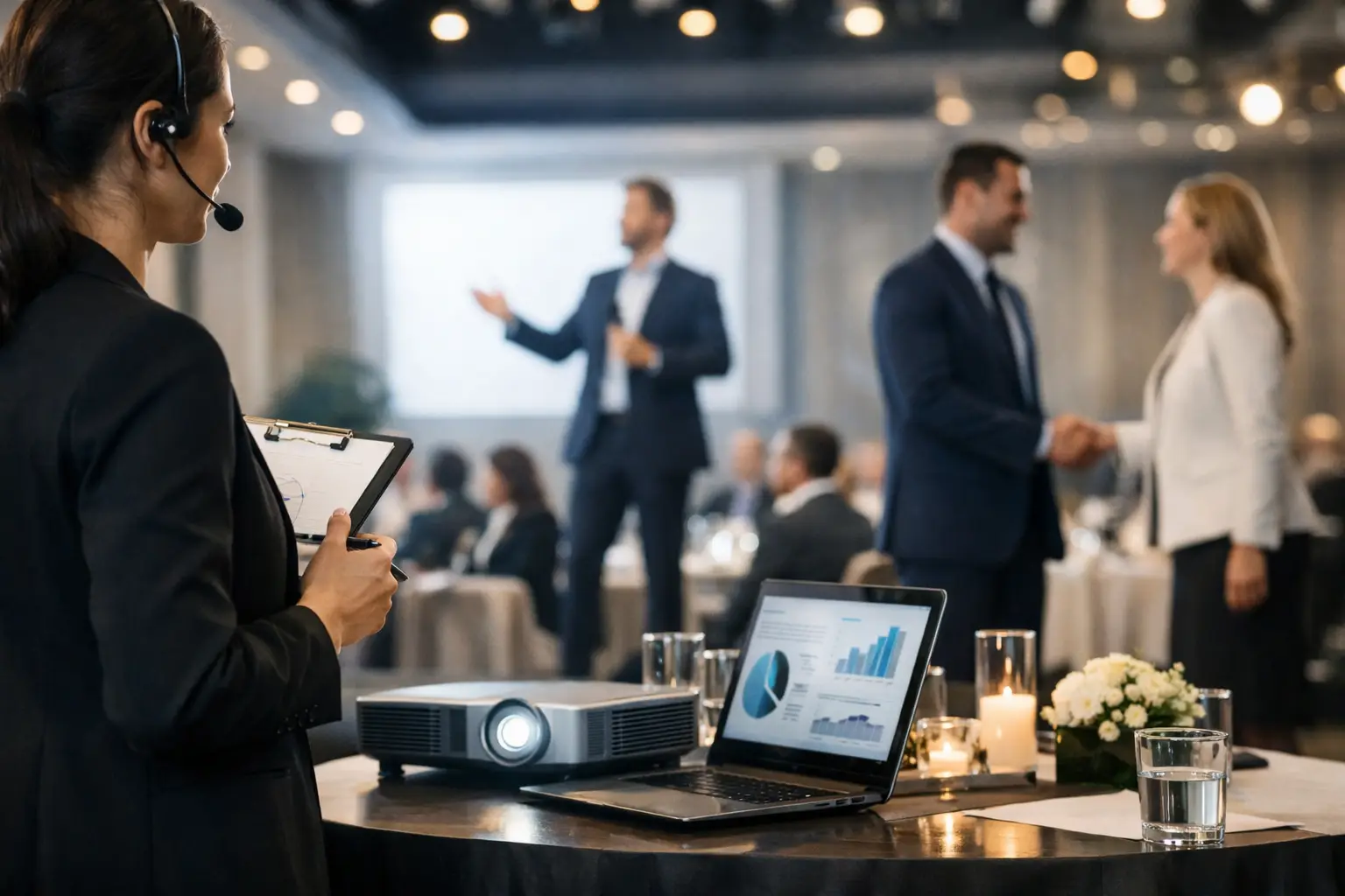 إدارة أحداث الشركات باحتراف ونتائج واضحة